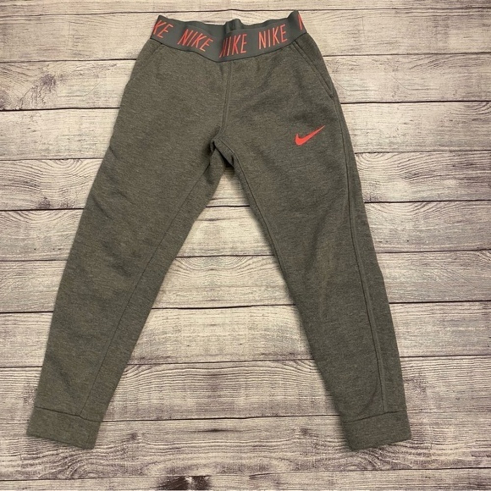 Nike Gray Pink Sweatpants Joggers Dri-Fit Small